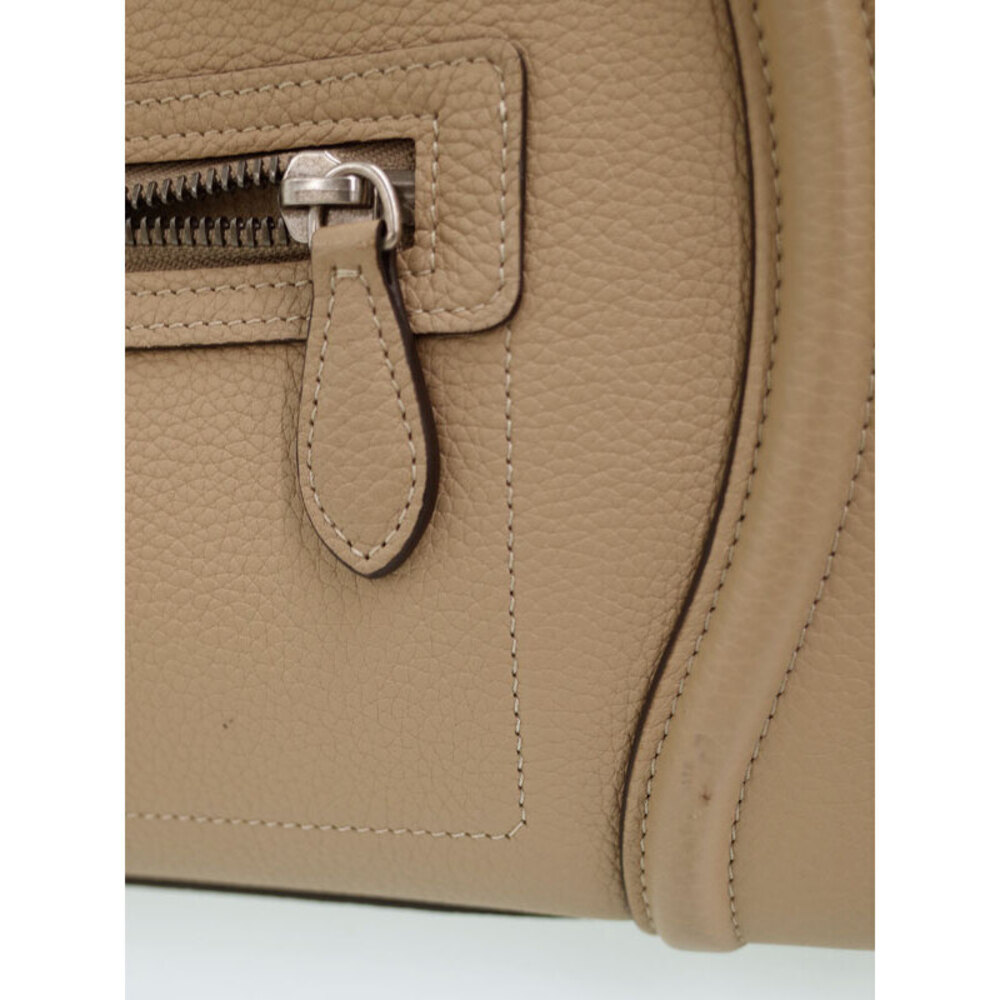 Celine Shopper Tote Shoulder Leather Calfskin Handbag - Picture 5 of 9